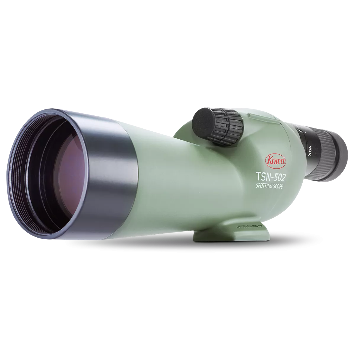 Kowa TSN 502 straight spotting scope straight front objective