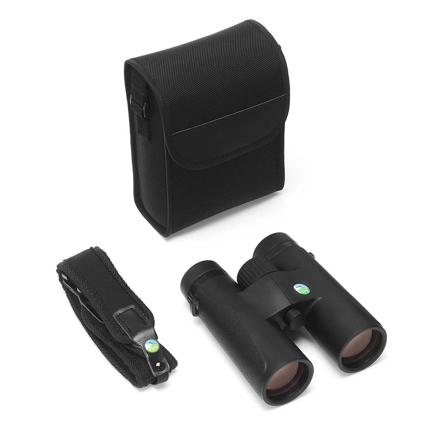 RSPB Skylark 10x42 binoculars, strap and case