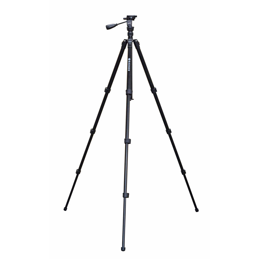 Viking Badger birdwatching tripod fully extended
