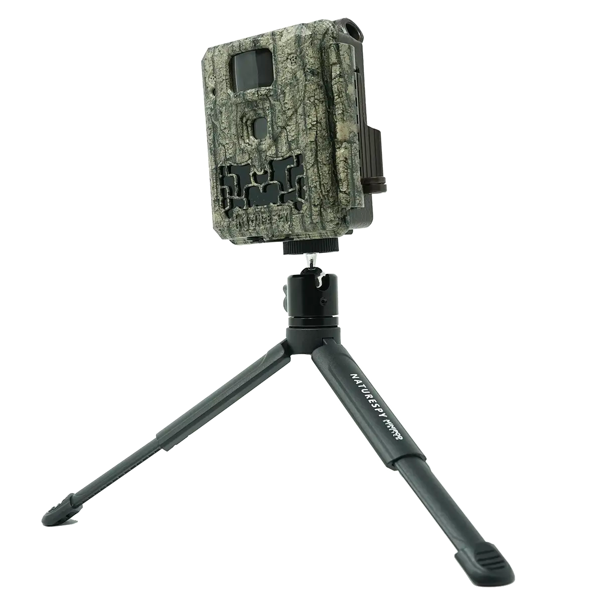 NatureSpy MiniPod Stretch with Ursus Trail Camera Mounted