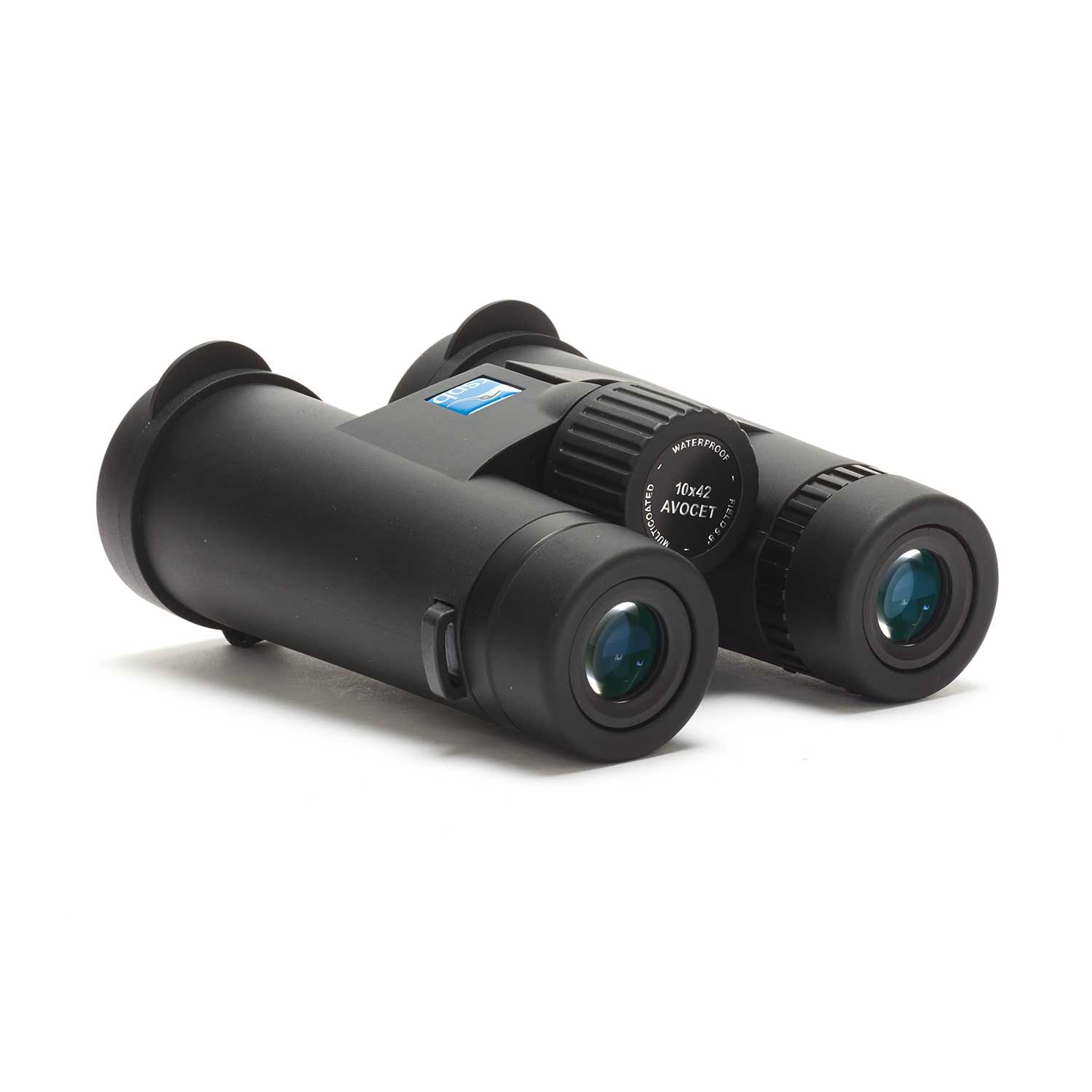 RSPB Avocet 10x42 Binoculars focus wheel and eyecups top view