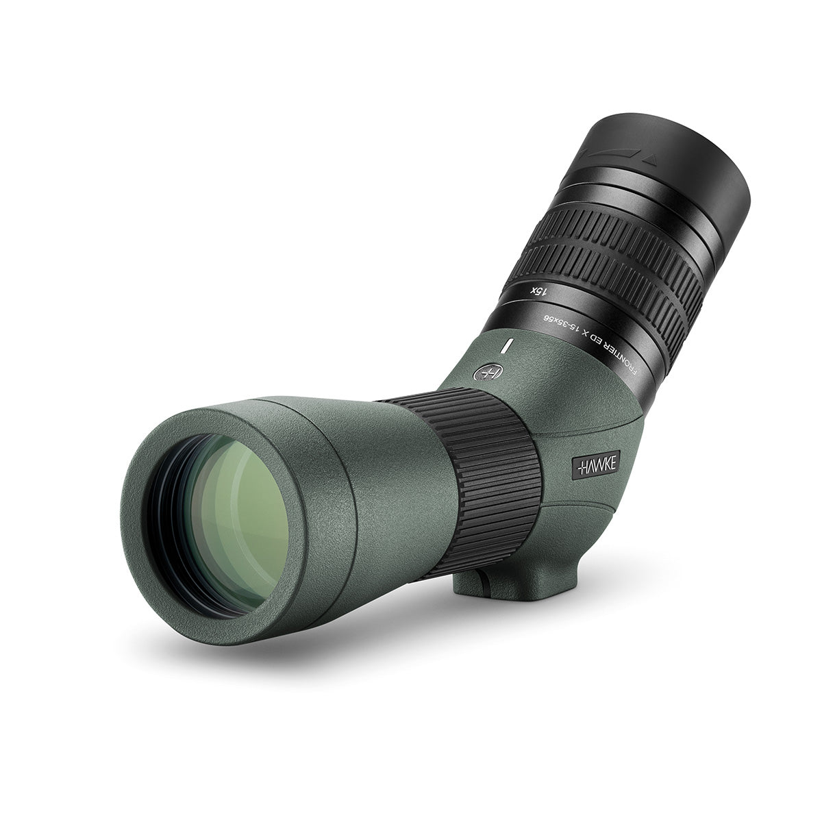 Hawke Frontier ED X 15-35x56 Compact Spotting Scope Front Objective