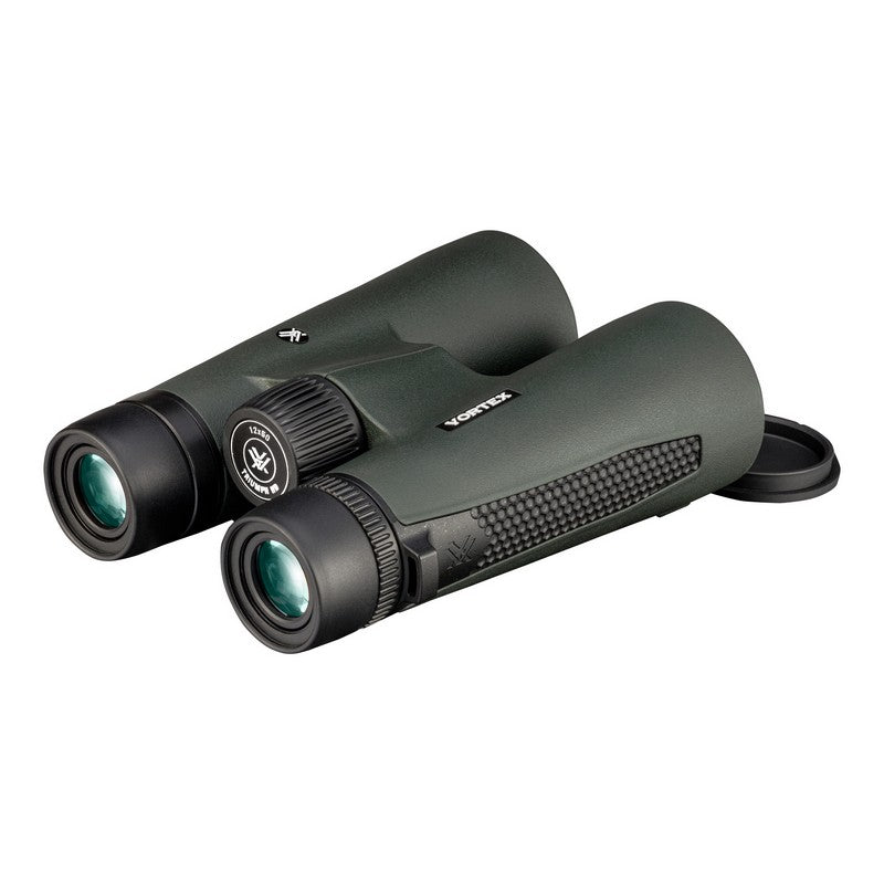 Vortex Triumph HD 12x50 side view - eyecups and focus wheel